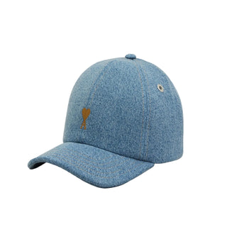 Blue Denim Ami De Coeur Embroidery Cap