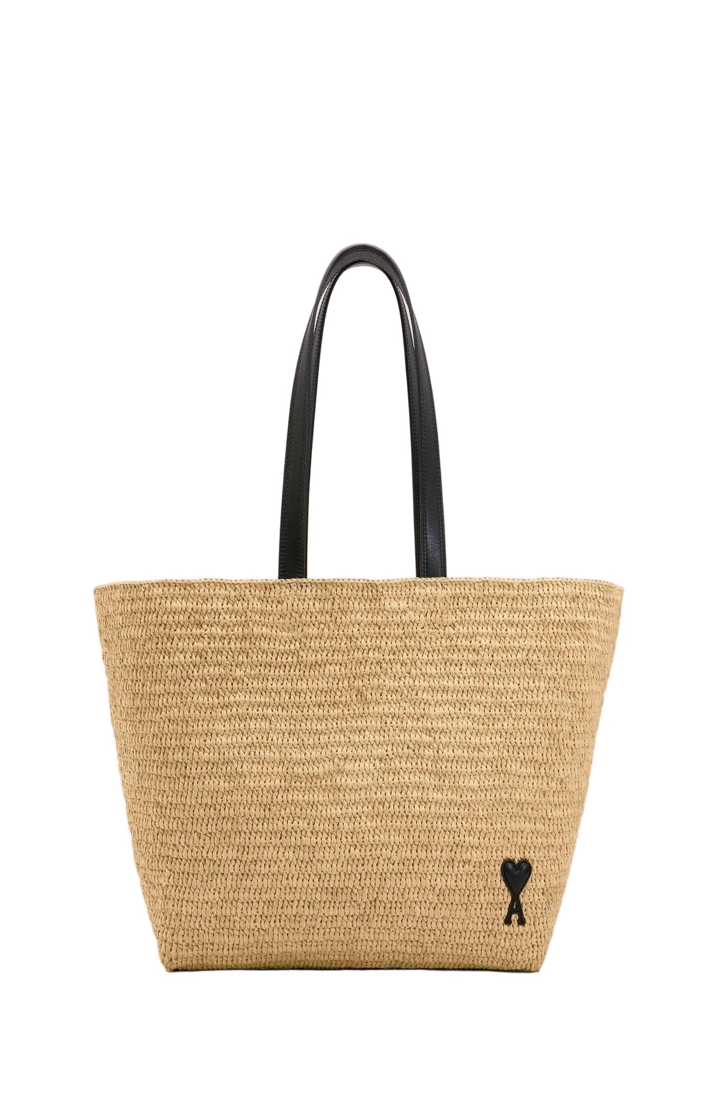 Load image into Gallery viewer, Natural Rafia Ami De Coeur Tote Bag