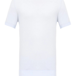 Smooth knitwear t-shirt