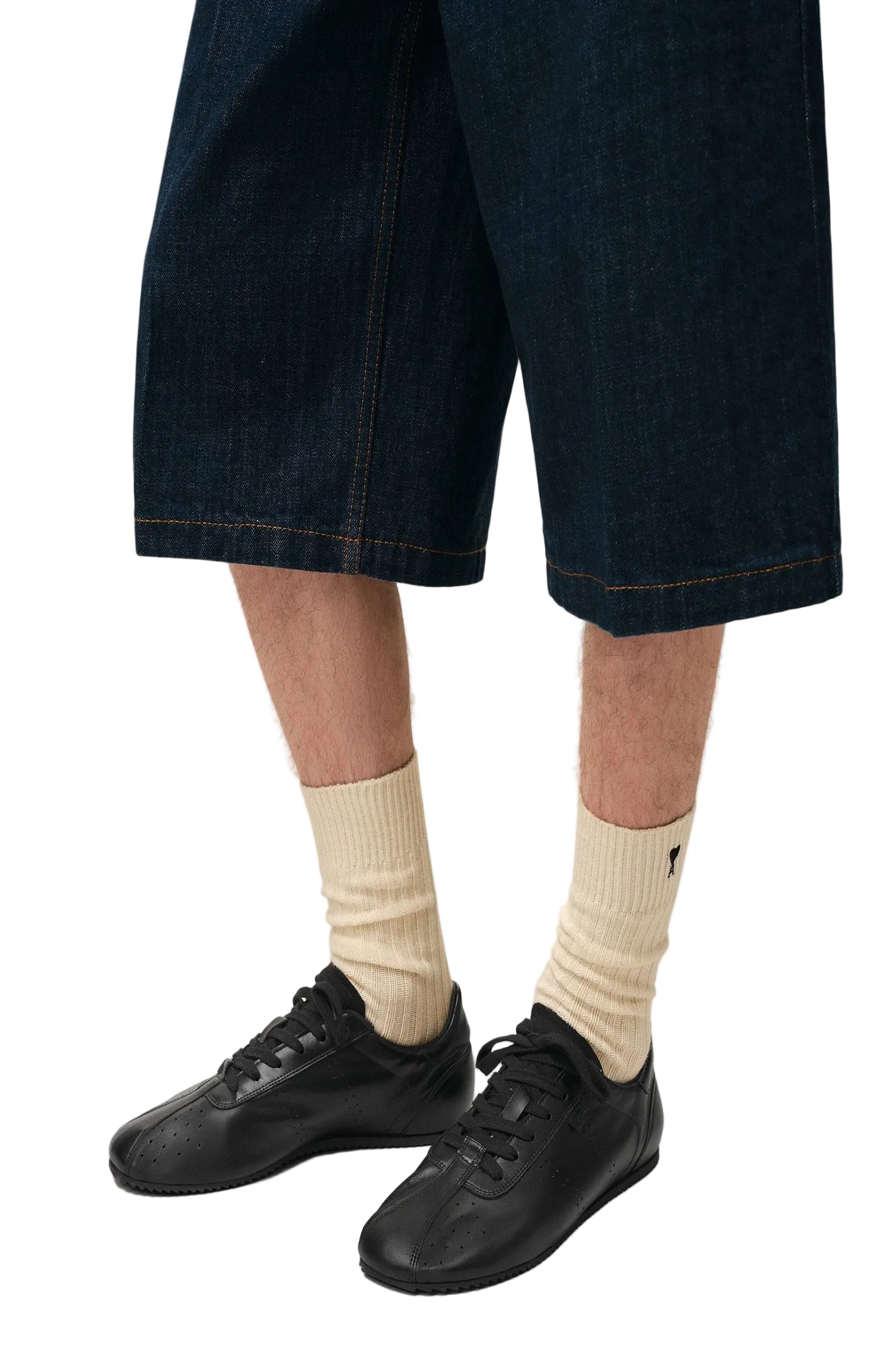 Cargar imagen en el visor de la galería, Black Cow Leather Soft Sneakers