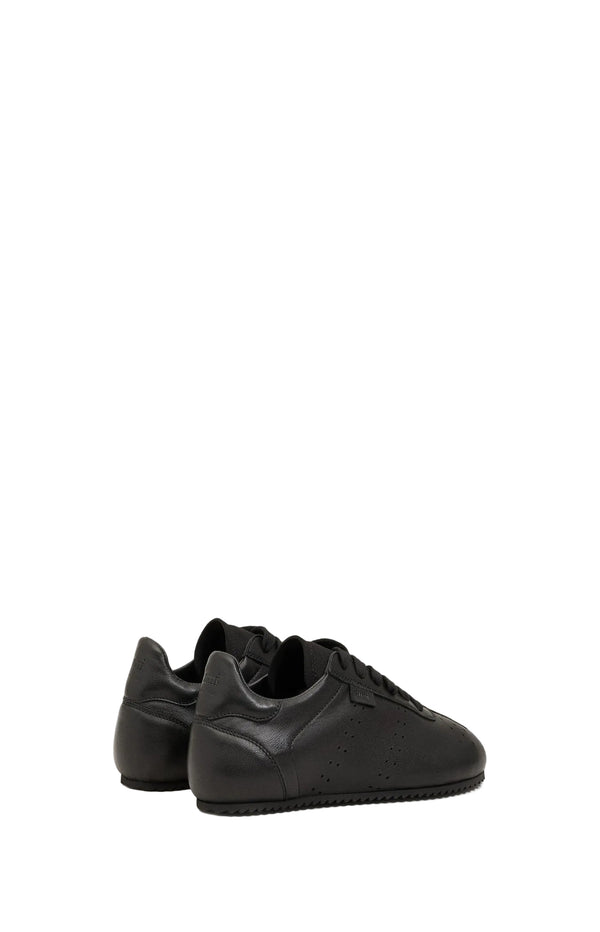 Laden Sie das Bild in den Galerie-Viewer, Black Cow Leather Soft Sneakers