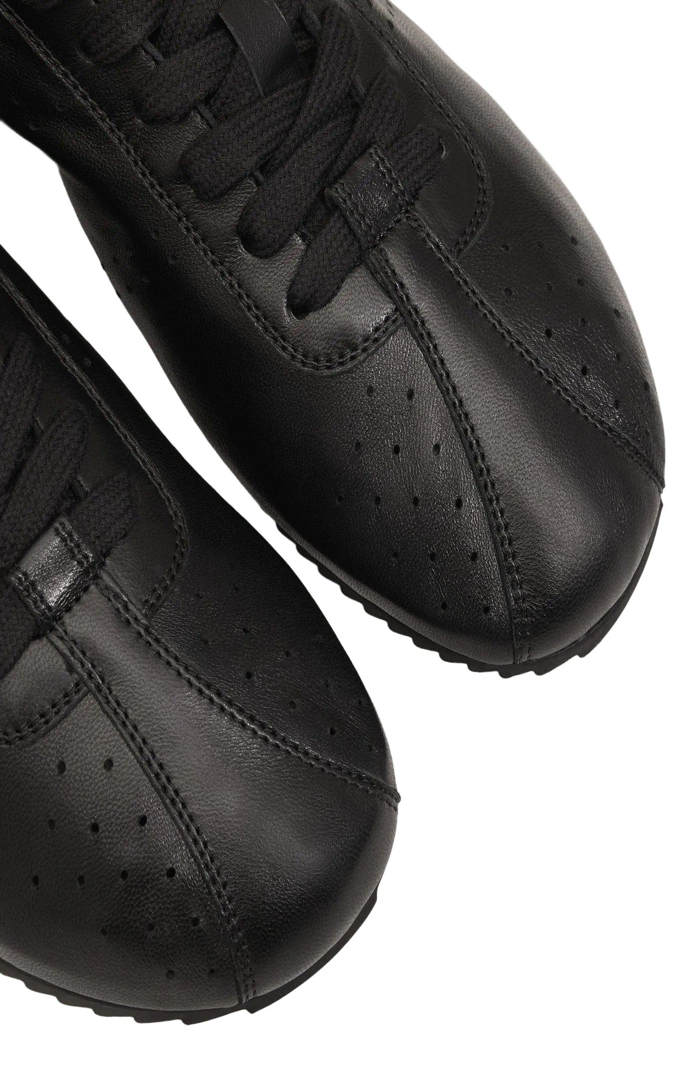 Cargar imagen en el visor de la galería, Black Cow Leather Soft Sneakers