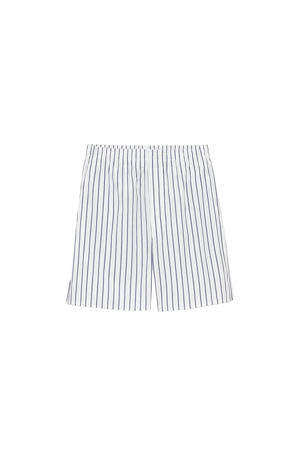Load image into Gallery viewer, White Cotton Elasticated Shorts