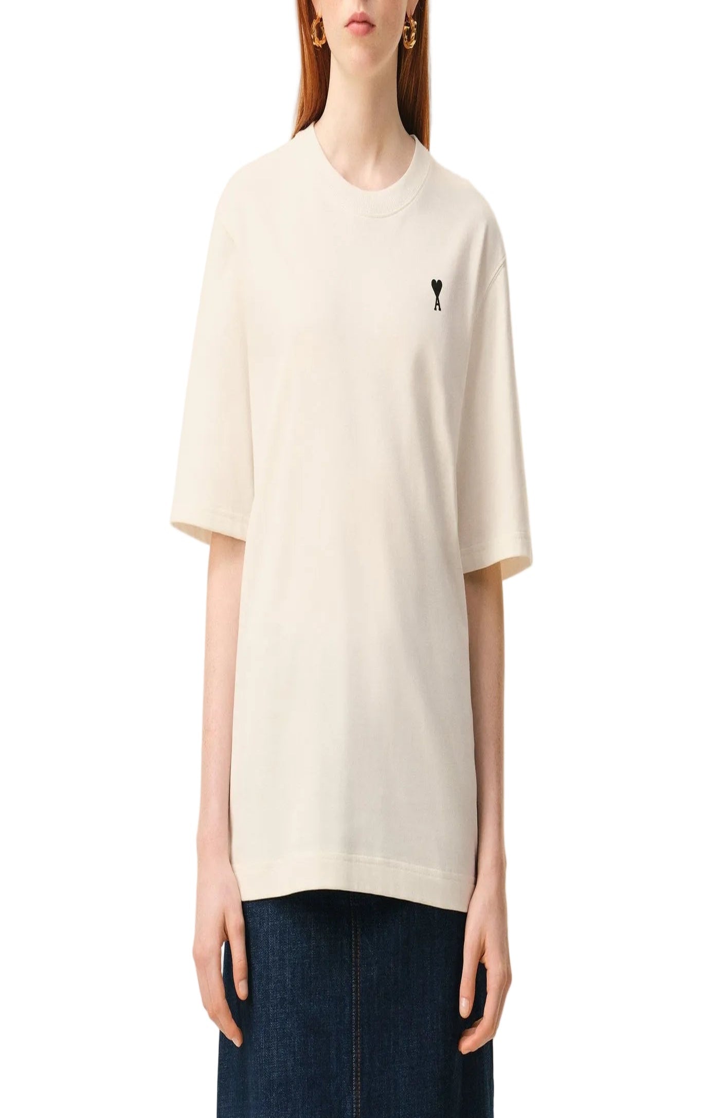 Load image into Gallery viewer, White Cotton Place Des Victoires Print T-shirt