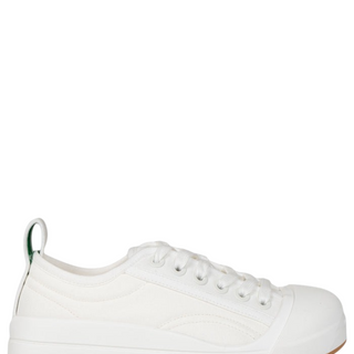 White canvas sneakers