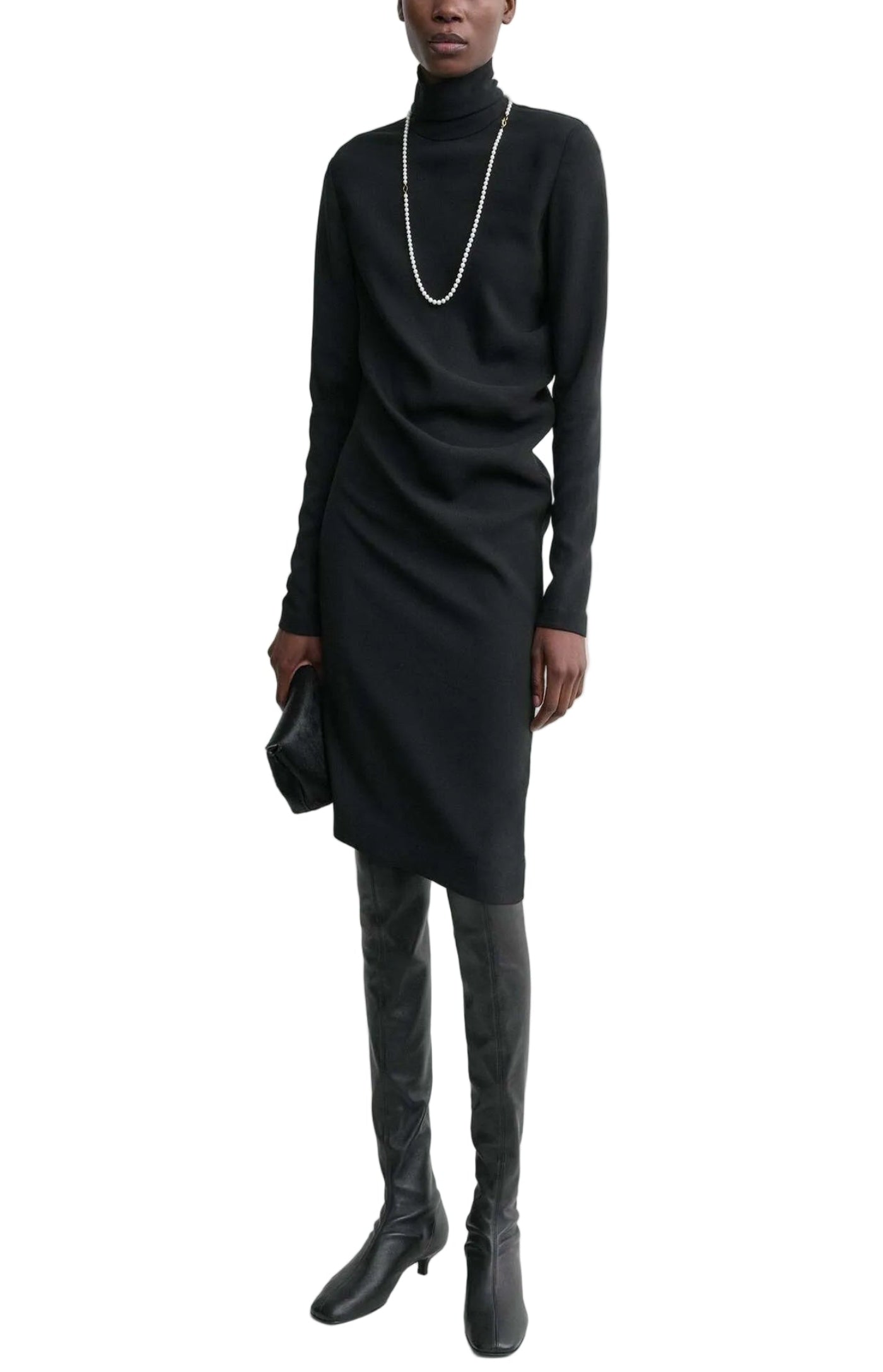 Cargar imagen en el visor de la galería, Twist dress black