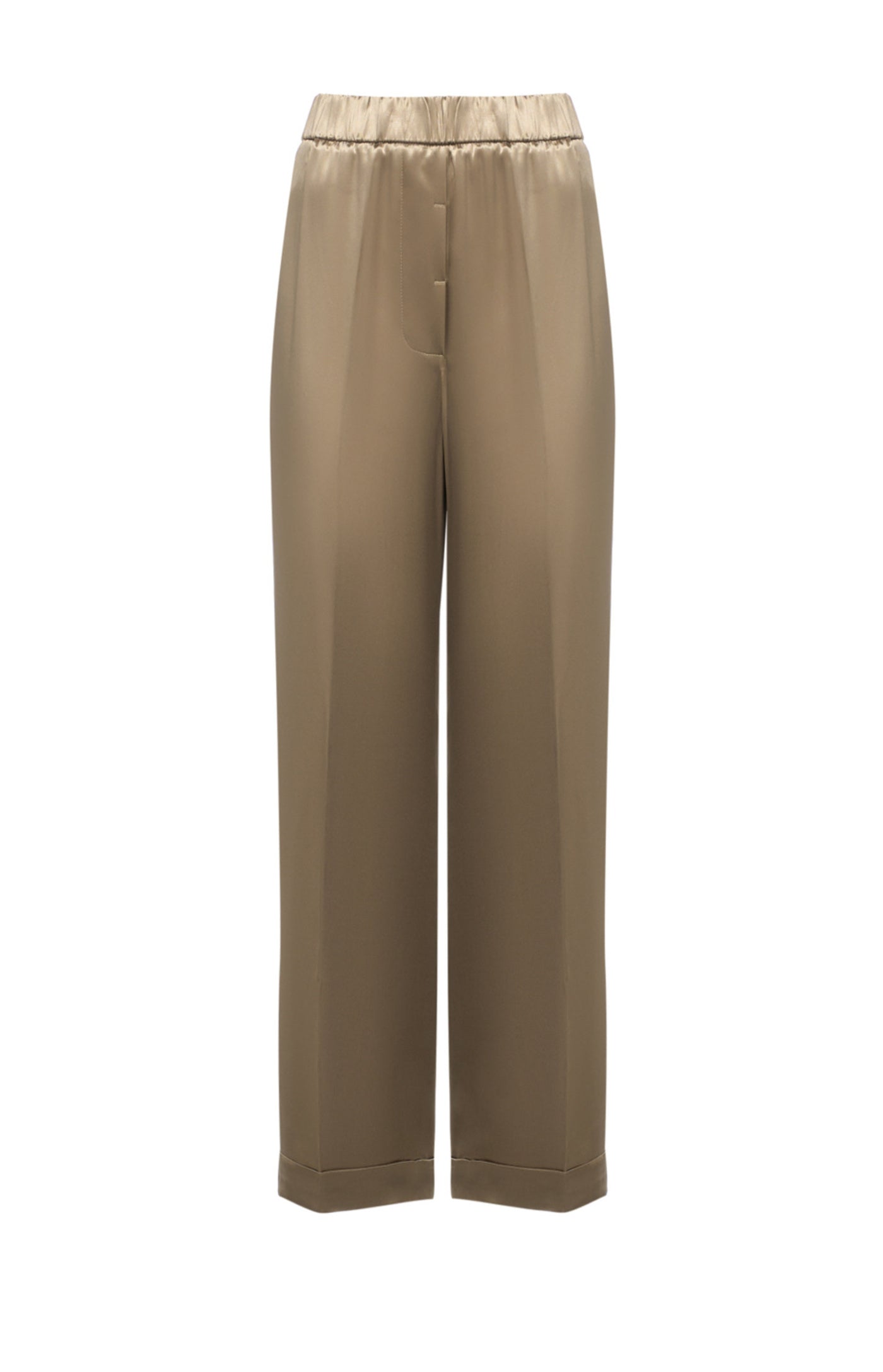 Cargar imagen en el visor de la galería, Shiny viscose satin trousers
