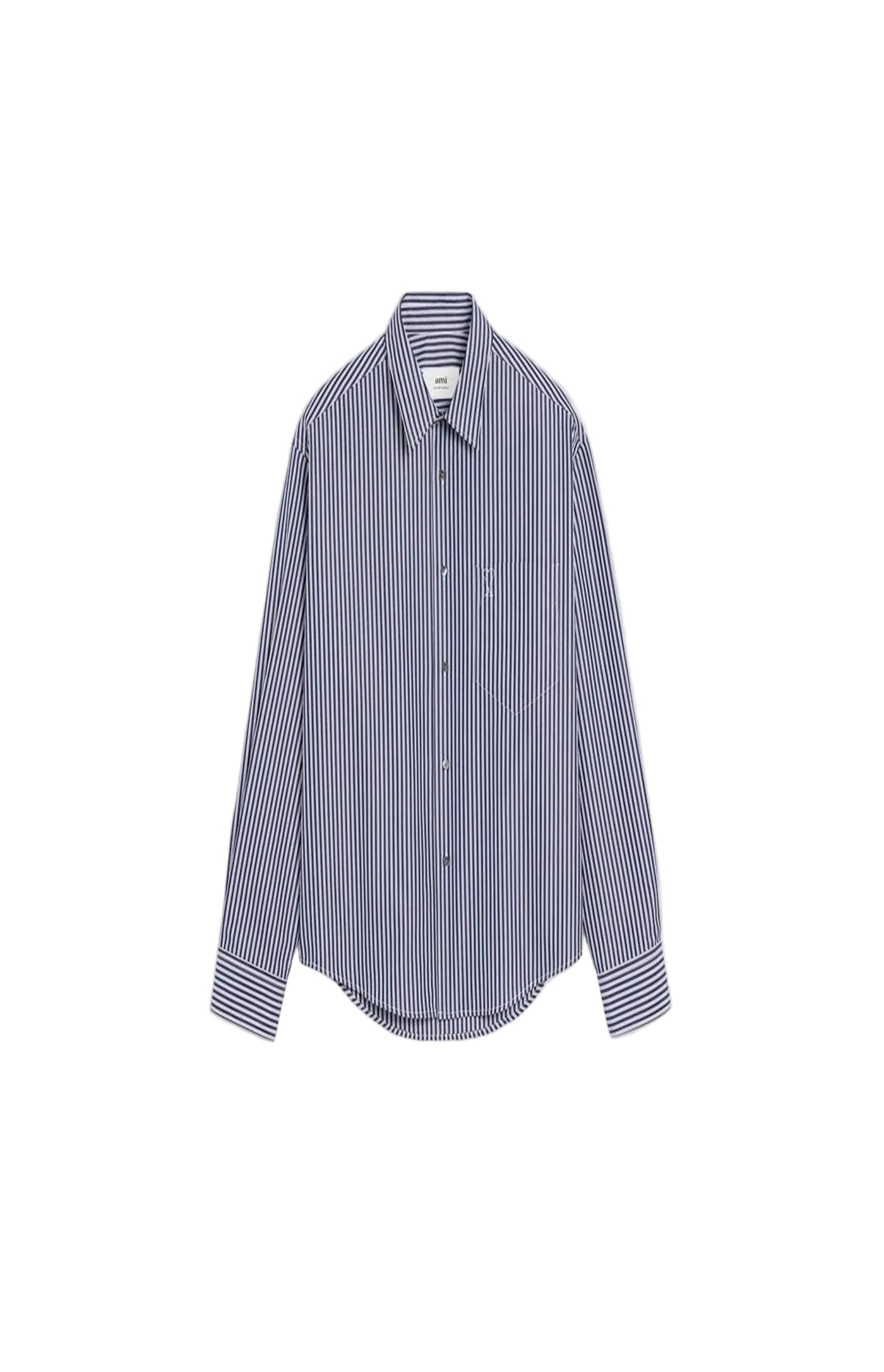 Cargar imagen en el visor de la galería, Blue Shirt with stripe pattern