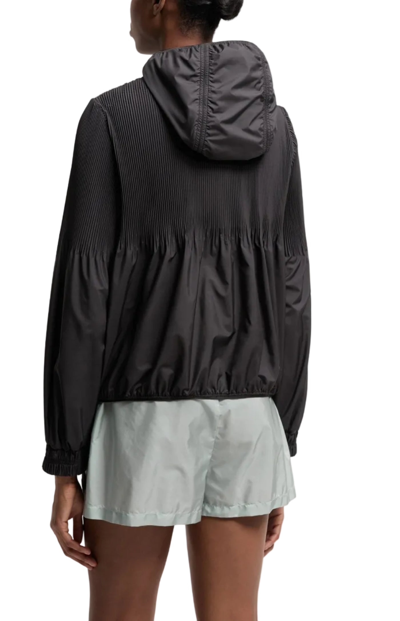 Cargar imagen en el visor de la galería, Anemone Pleated Hooded Jacket