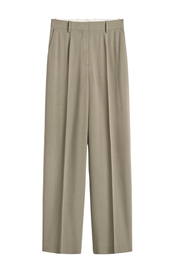 Load image into Gallery viewer, Wide fluid trousers taupe