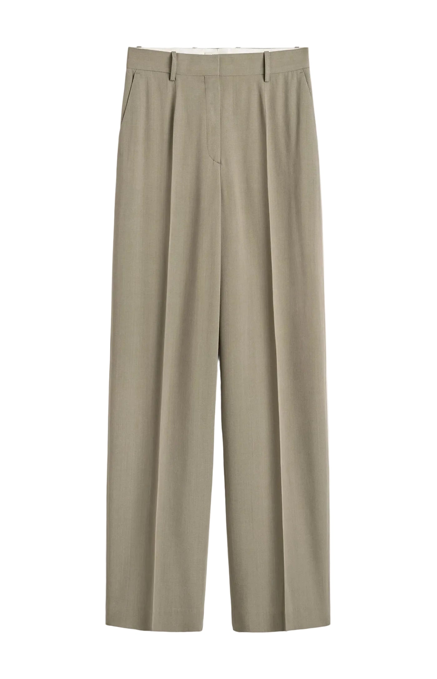 Cargar imagen en el visor de la galería, Wide fluid trousers taupe