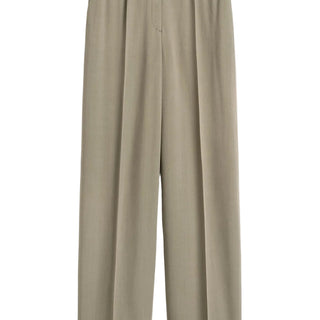 Wide fluid trousers taupe