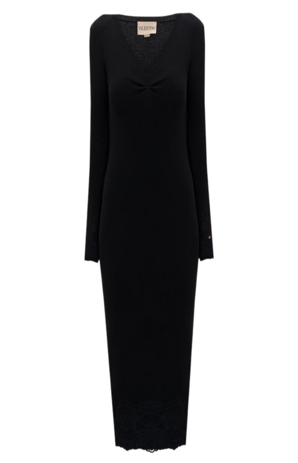Load image into Gallery viewer, Midi dress in black