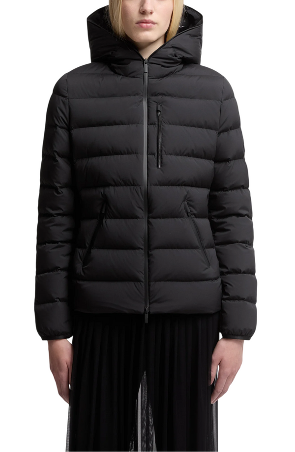 Load image into Gallery viewer, Moncler Herbe Hooded Short Down Jacket