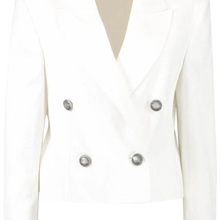 Cropped double breasted jacket