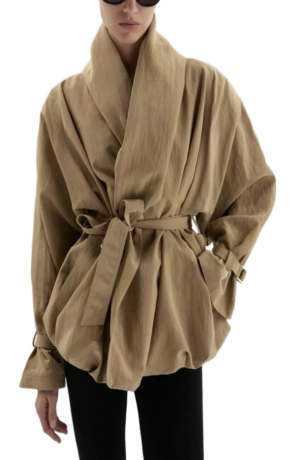 Charger l'image dans la galerie, Draped collar jacket