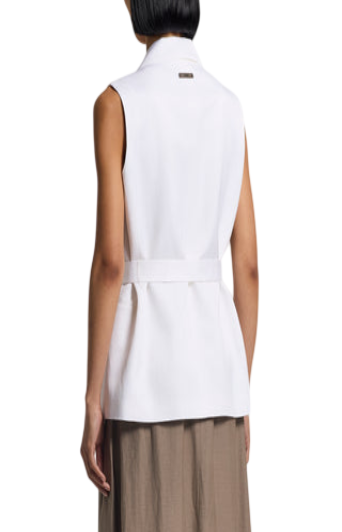Load image into Gallery viewer, Linen viscose twill blazer with belt