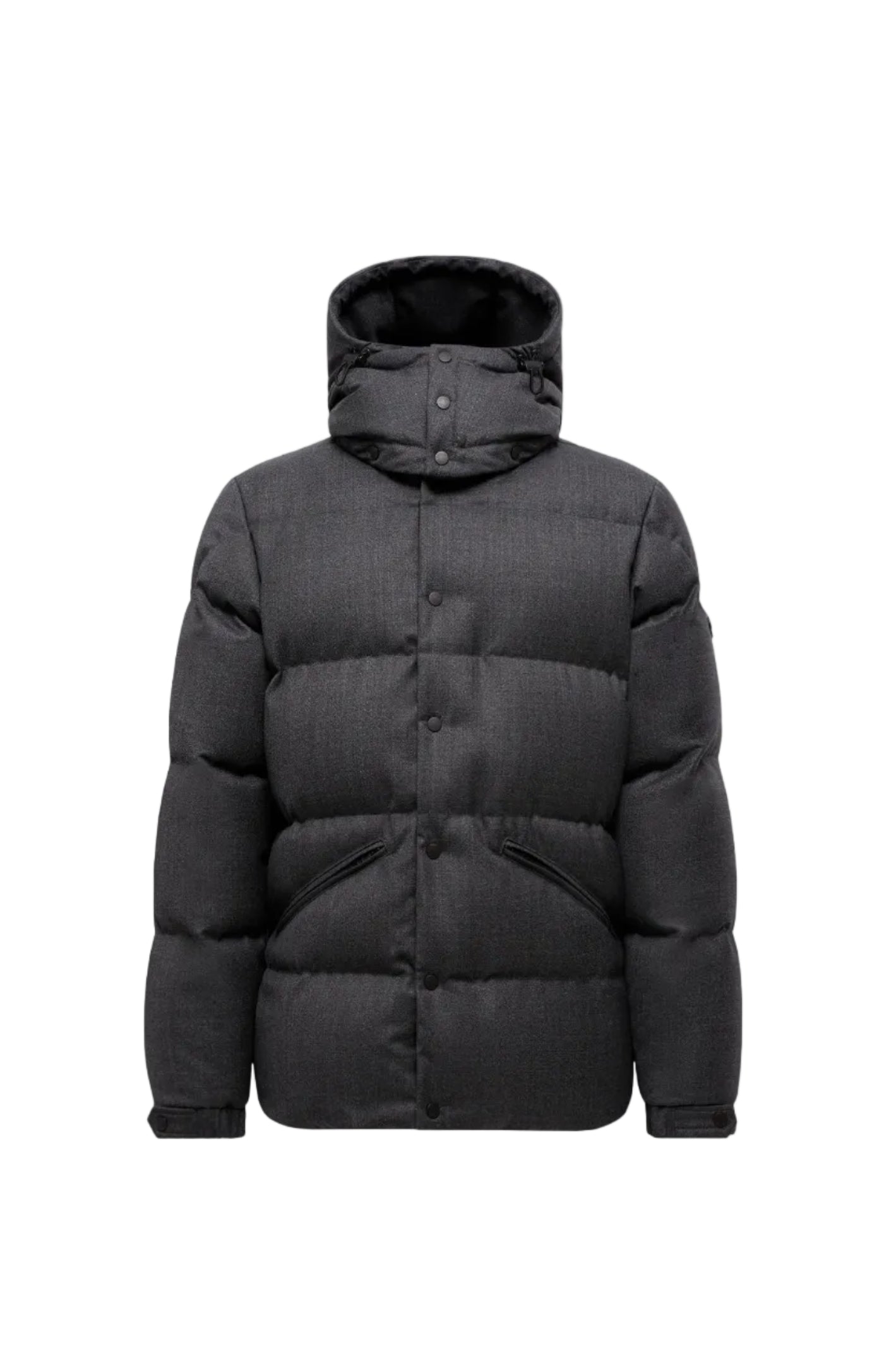 Cargar imagen en el visor de la galería, Eawy Hooded Wool Short Down Jacket