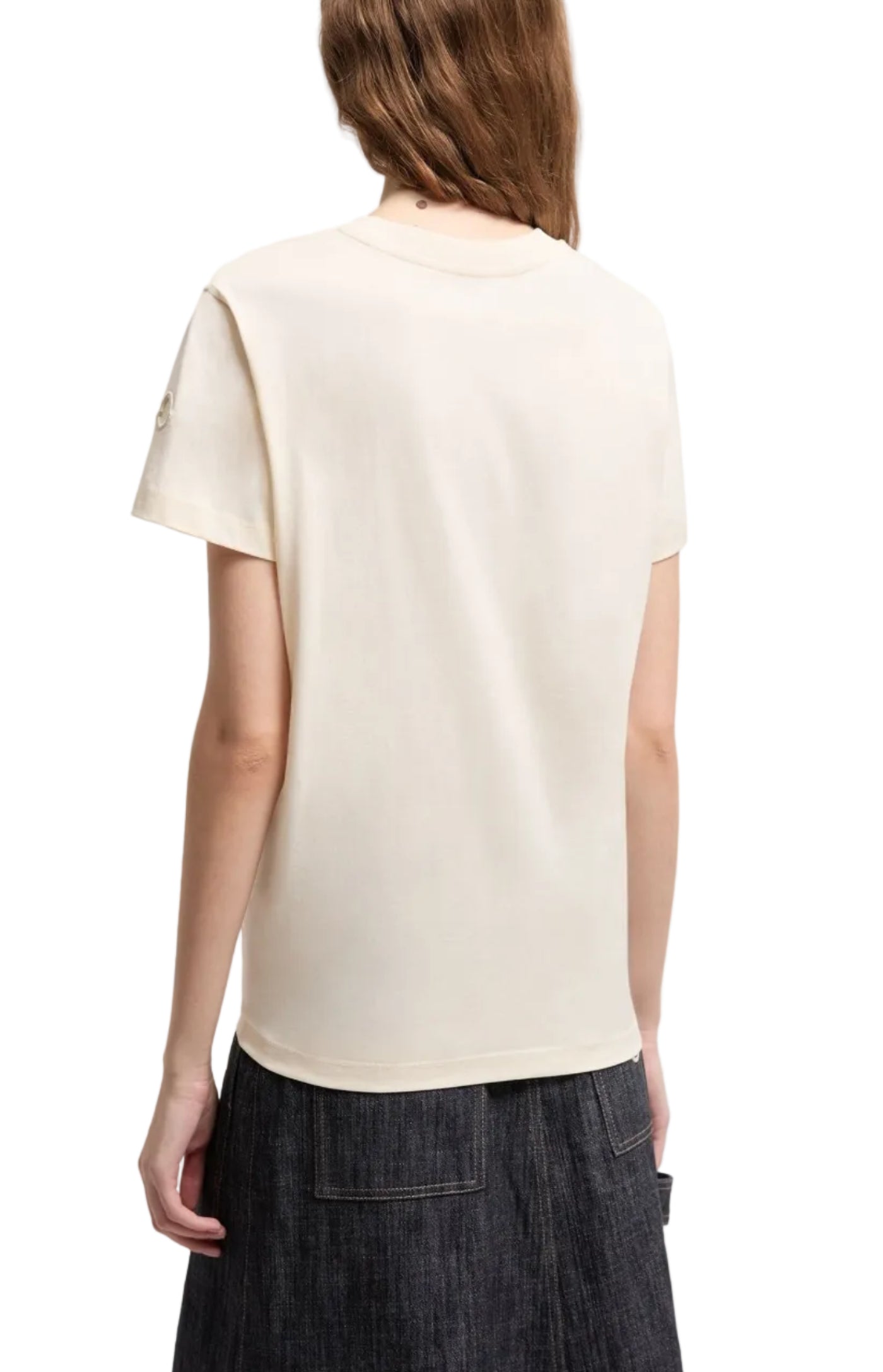 Cargar imagen en el visor de la galería, Embroidered Logo Cotton T-Shirt