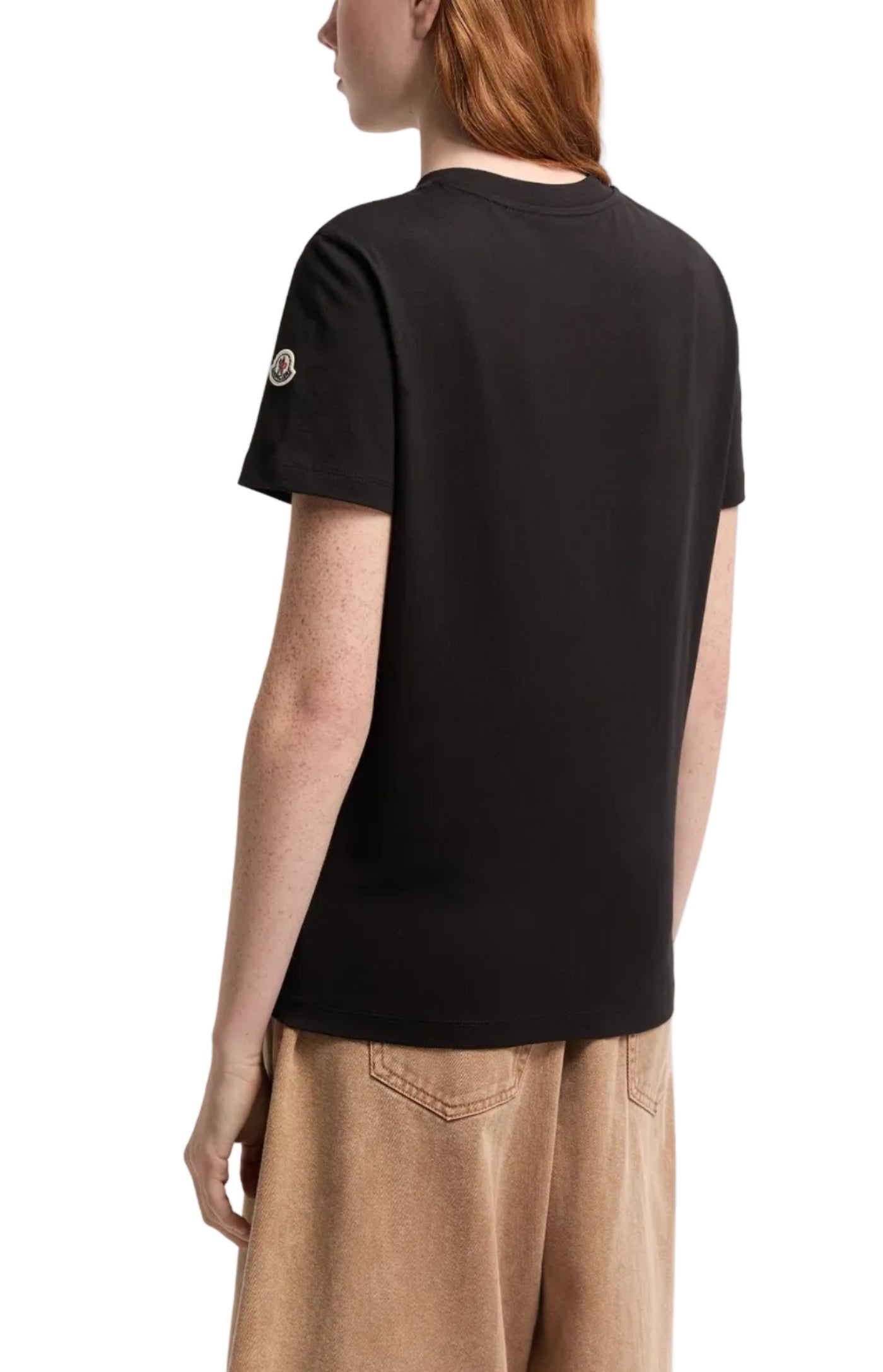 Cargar imagen en el visor de la galería, Embroidered Tonal Logo Cotton T-Shirt