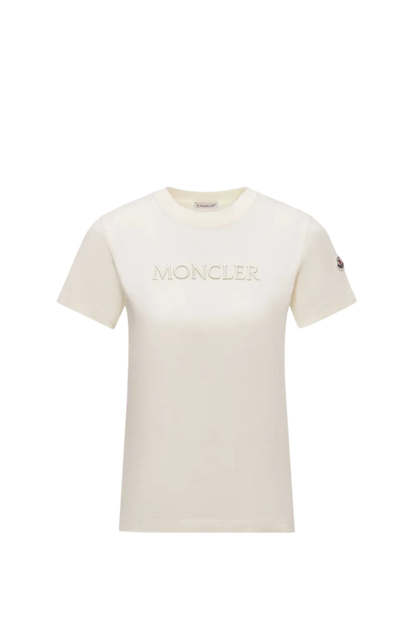 Cargar imagen en el visor de la galería, Embroidered Tonal Logo Cotton T-Shirt