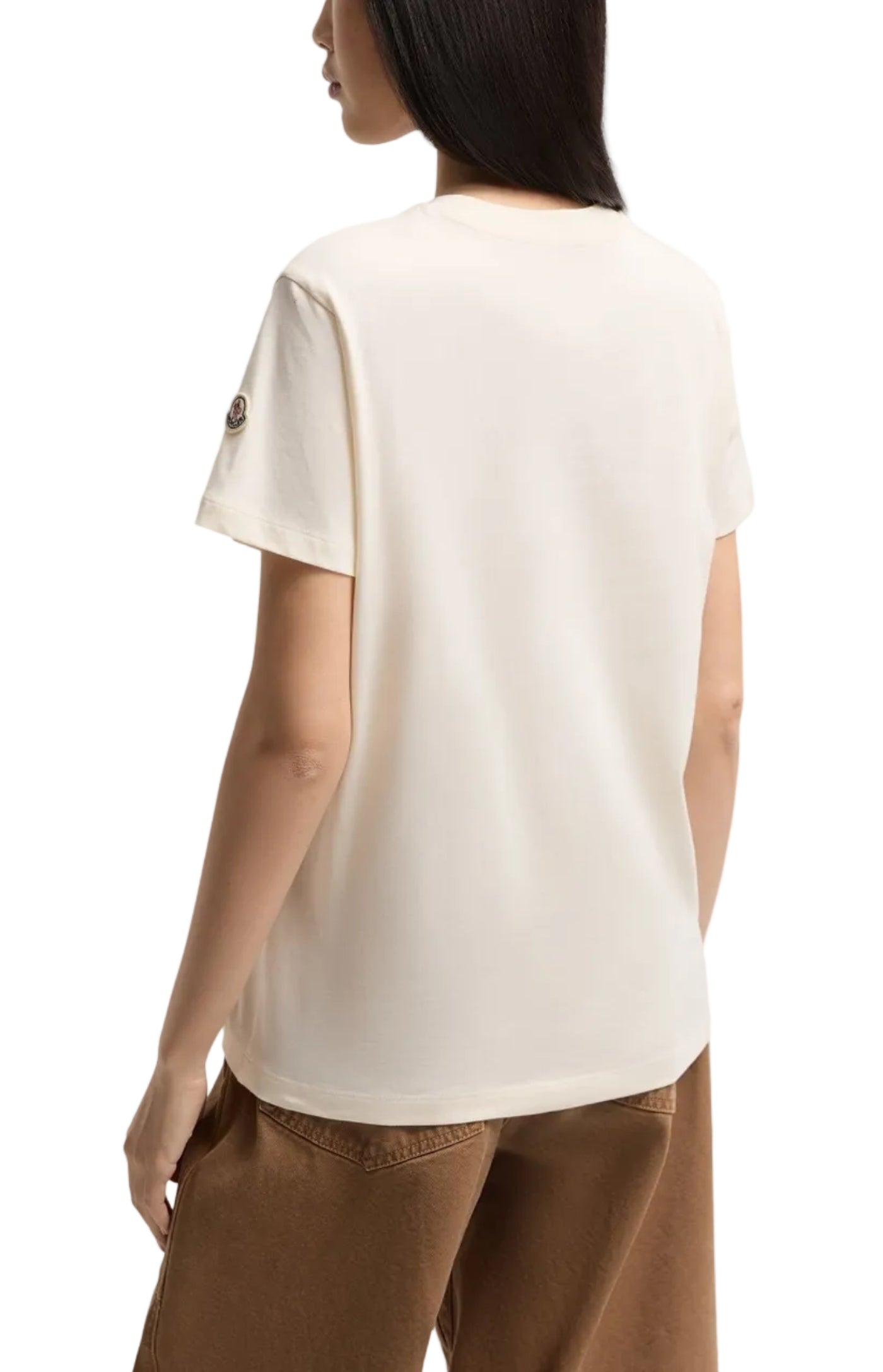 Cargar imagen en el visor de la galería, Embroidered Tonal Logo Cotton T-Shirt