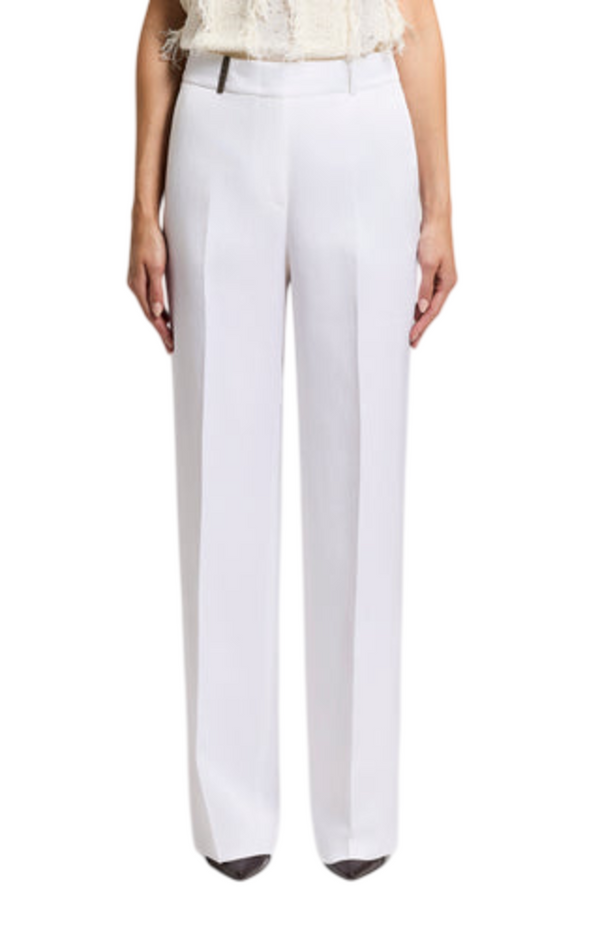 Load image into Gallery viewer, Linen and viscose twill trousers