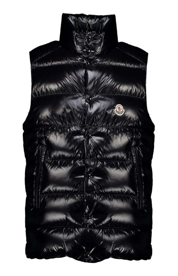 Load image into Gallery viewer, Tibb Black Sleeveless Down Jacket