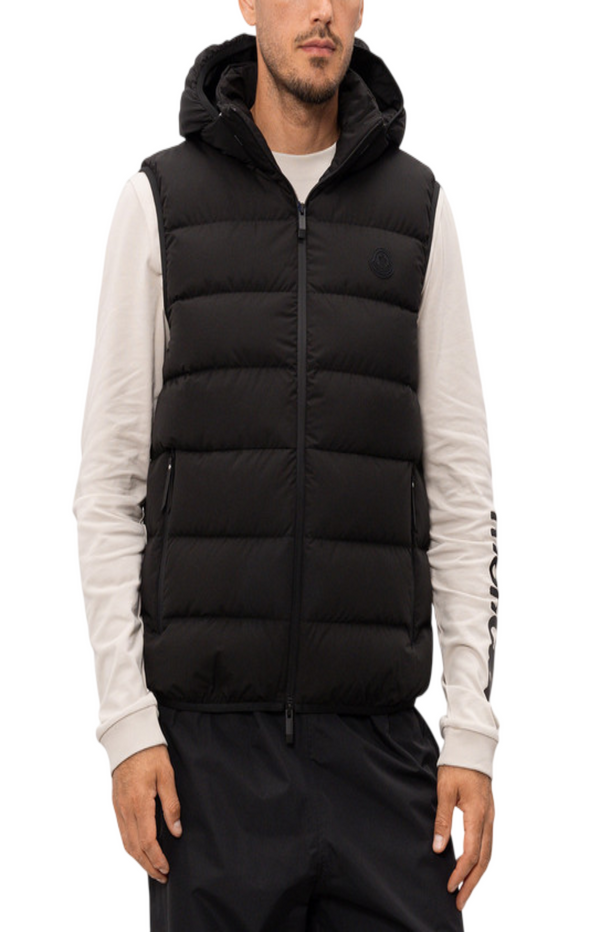 Laden Sie das Bild in den Galerie-Viewer, Moncler Arinella hooded short down vest