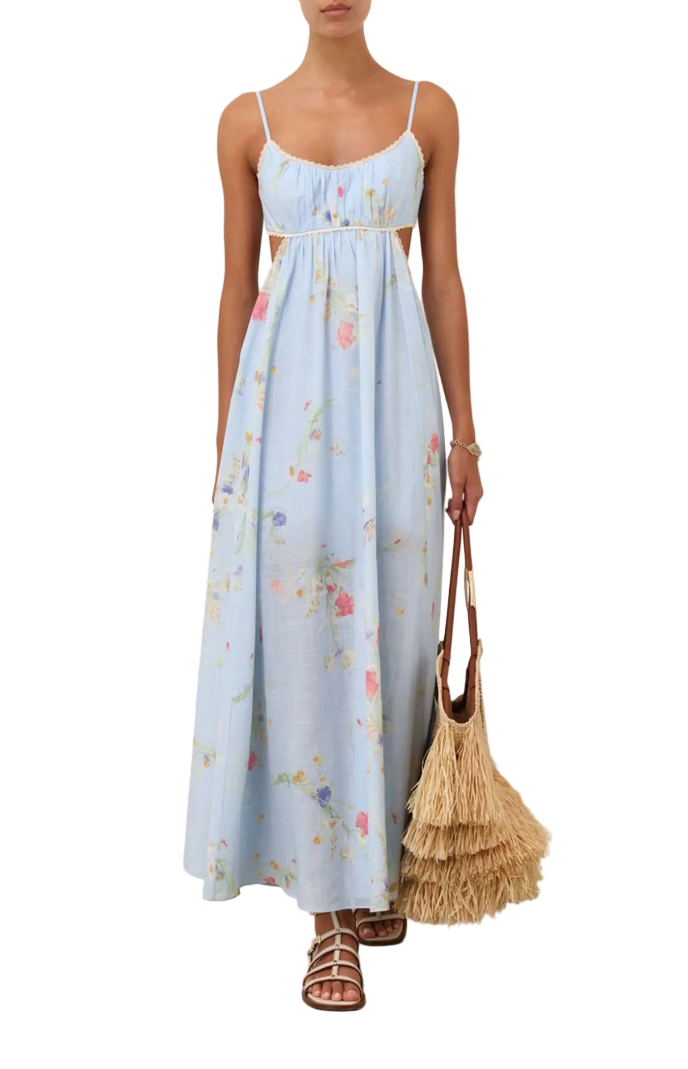 Load image into Gallery viewer, Maxi dress in blue