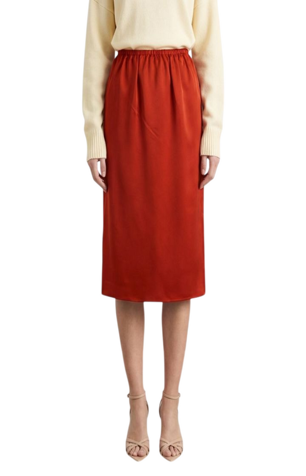 Load image into Gallery viewer, VASALI silk mini skirt