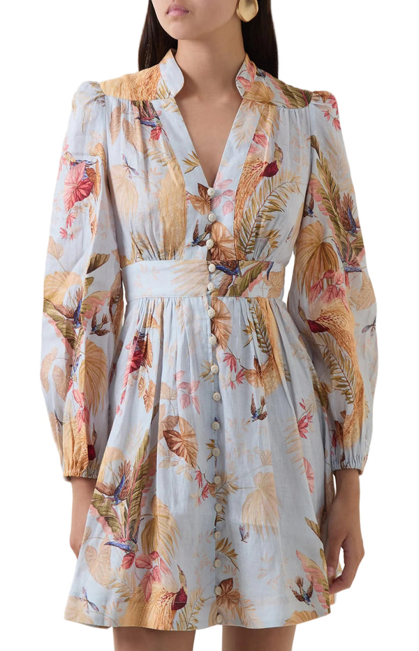 Load image into Gallery viewer, Linen mini dress