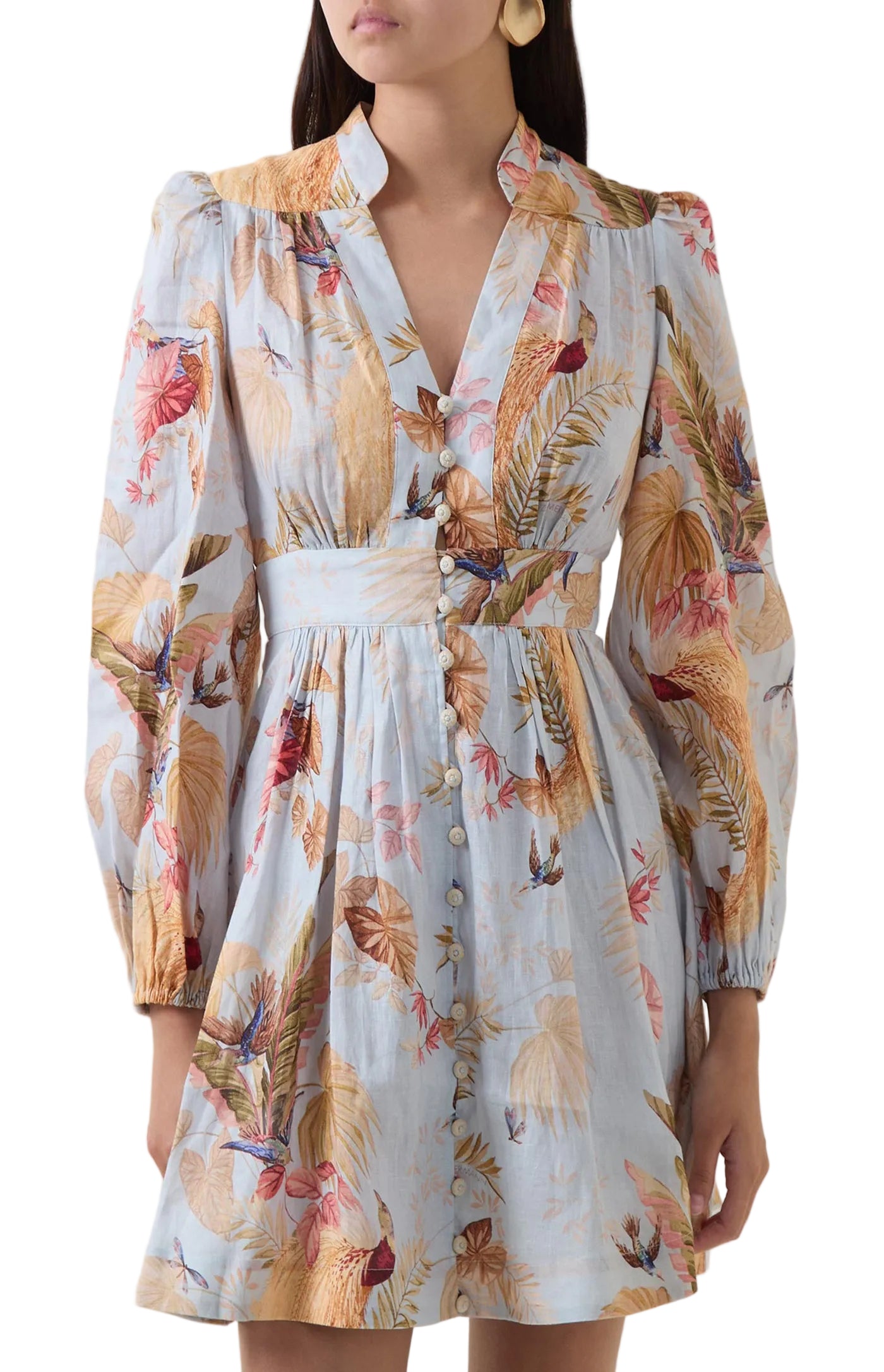 Cargar imagen en el visor de la galería, Linen mini dress