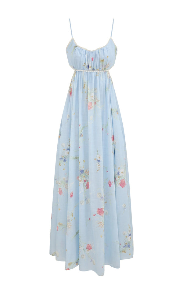 Load image into Gallery viewer, Maxi dress in blue