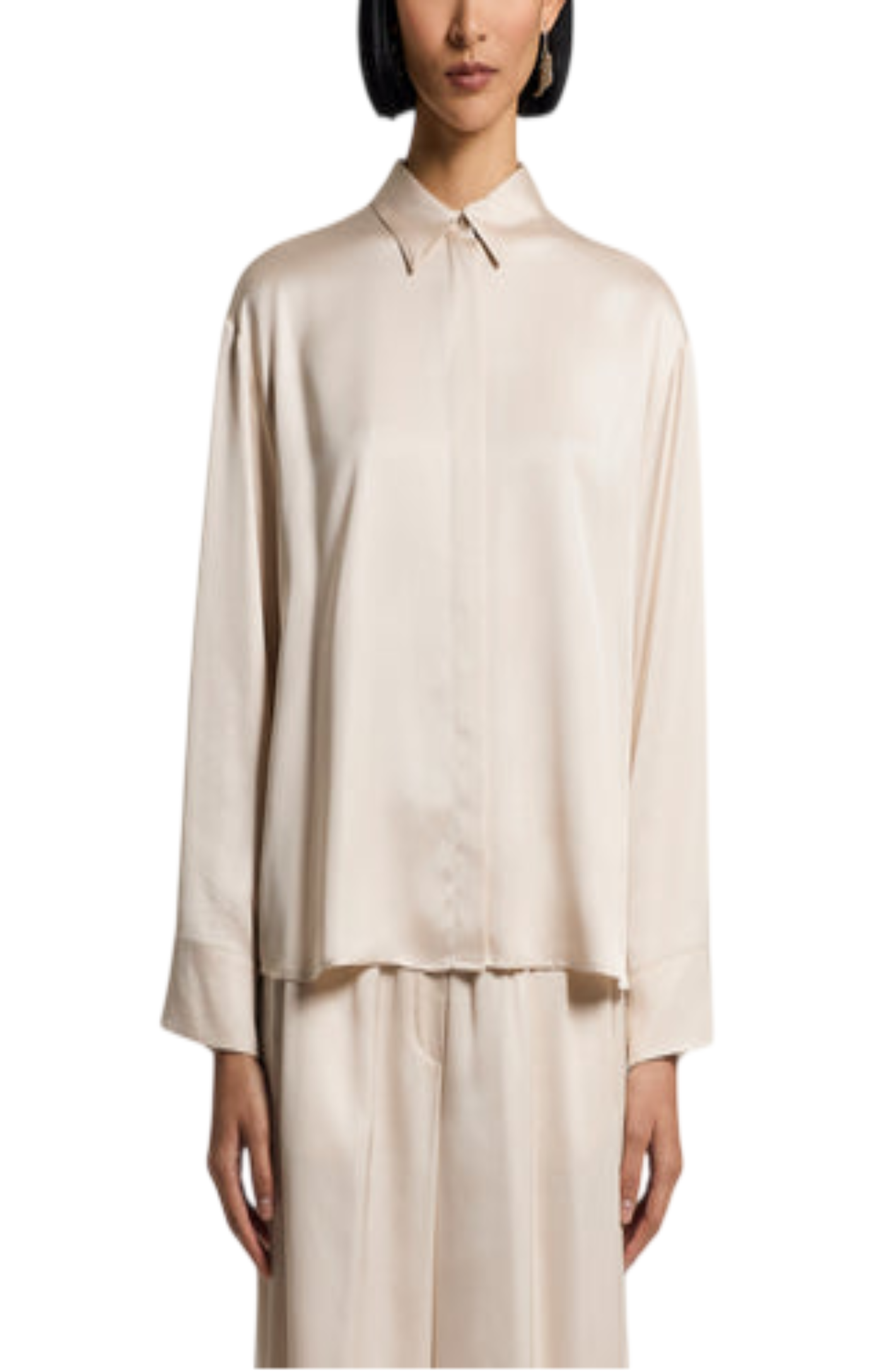 Cargar imagen en el visor de la galería, Viscose satin shirt