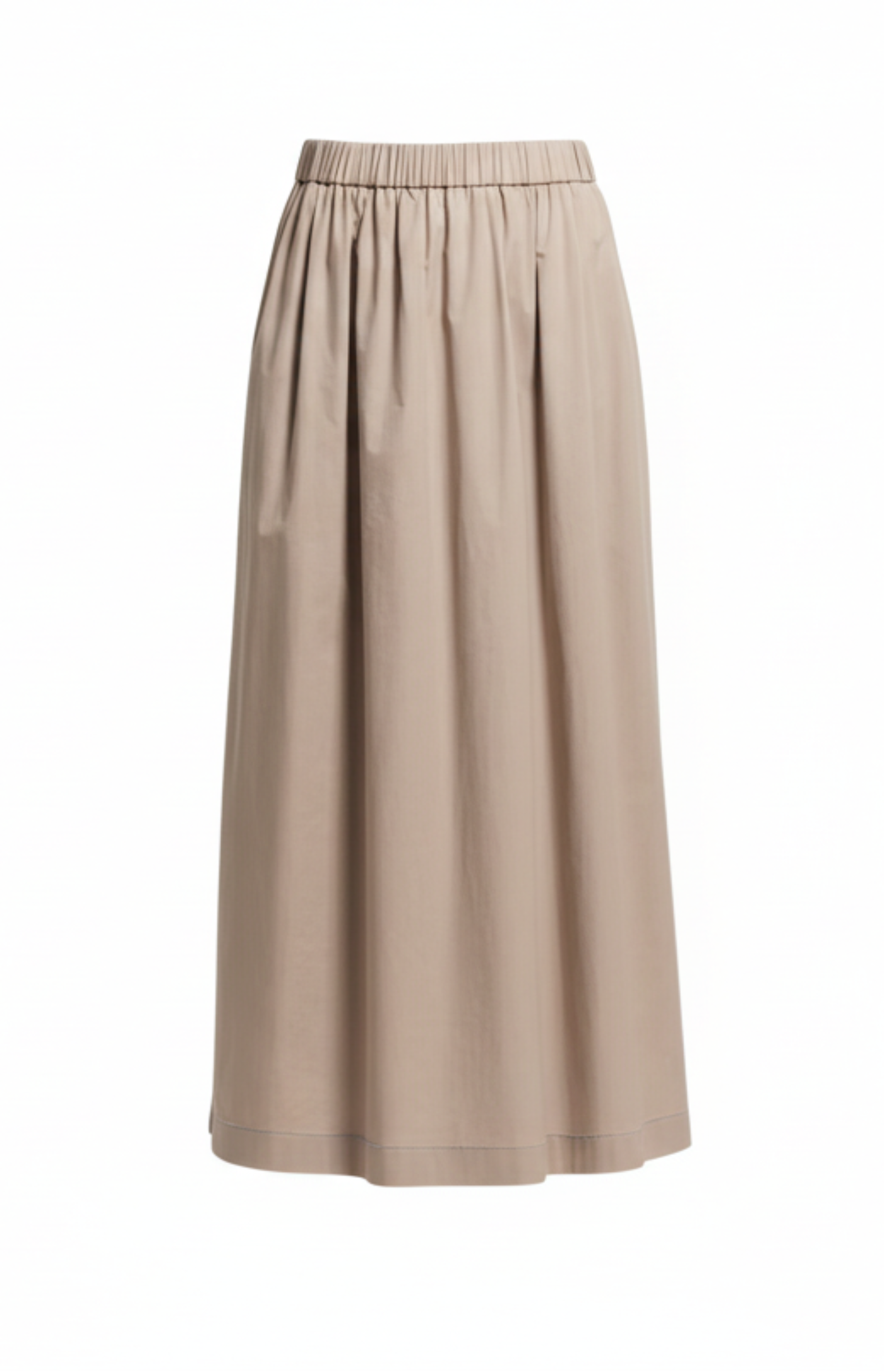 Cargar imagen en el visor de la galería, Сotton satin maxi skirt