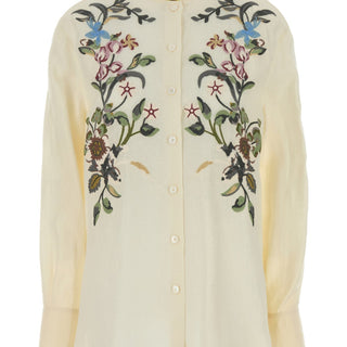 Ivory linen shirt