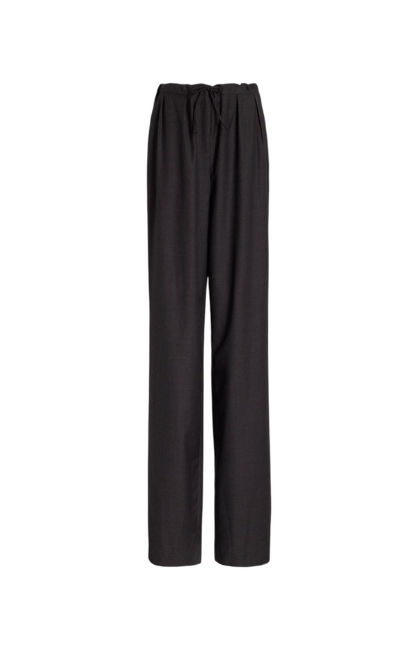 Load image into Gallery viewer, COVE Grey Wool Melange Trousers