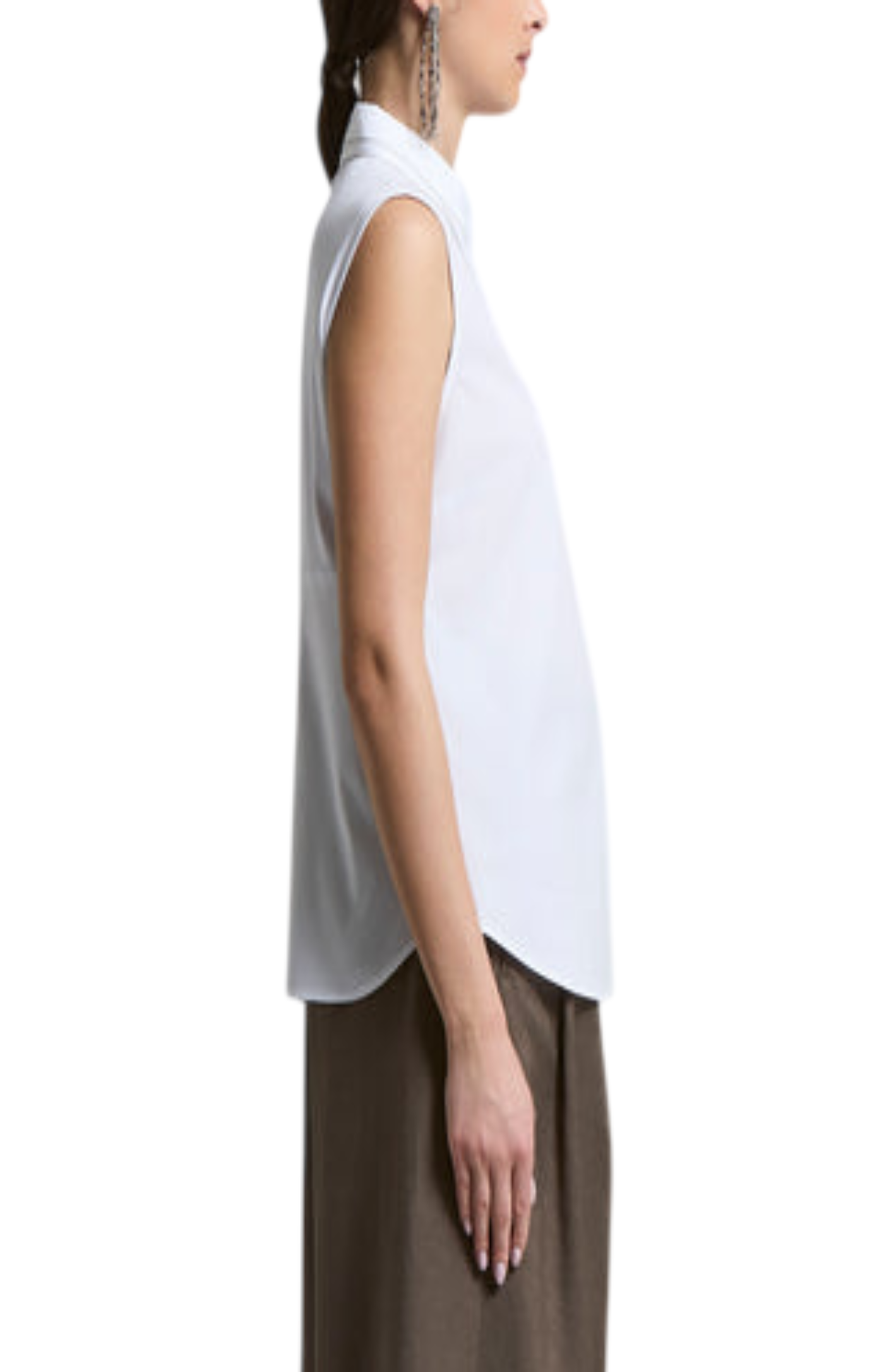 Cargar imagen en el visor de la galería, Stretch cotton shirt top