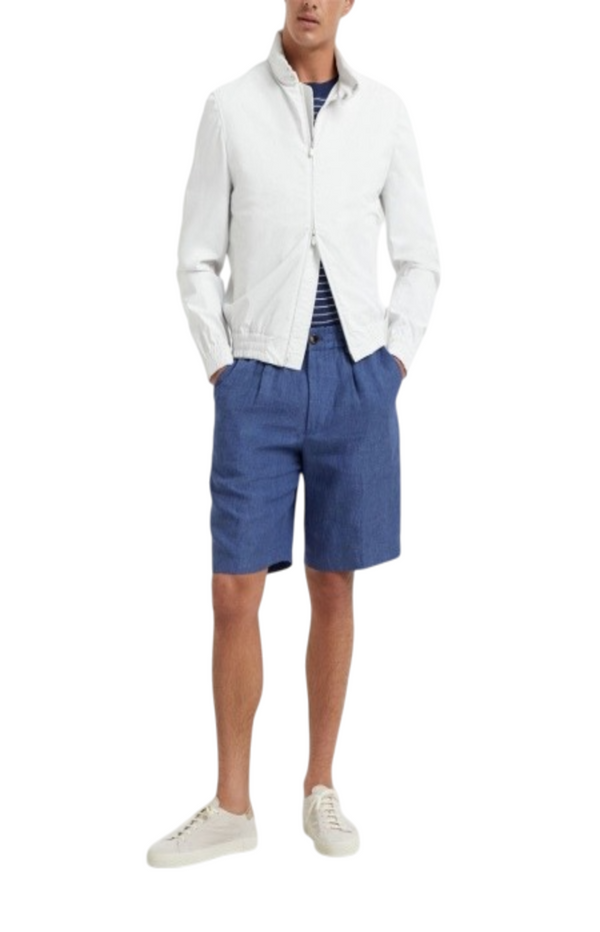 Load image into Gallery viewer, Brunello Cucinelli Linen Bermuda Shorts