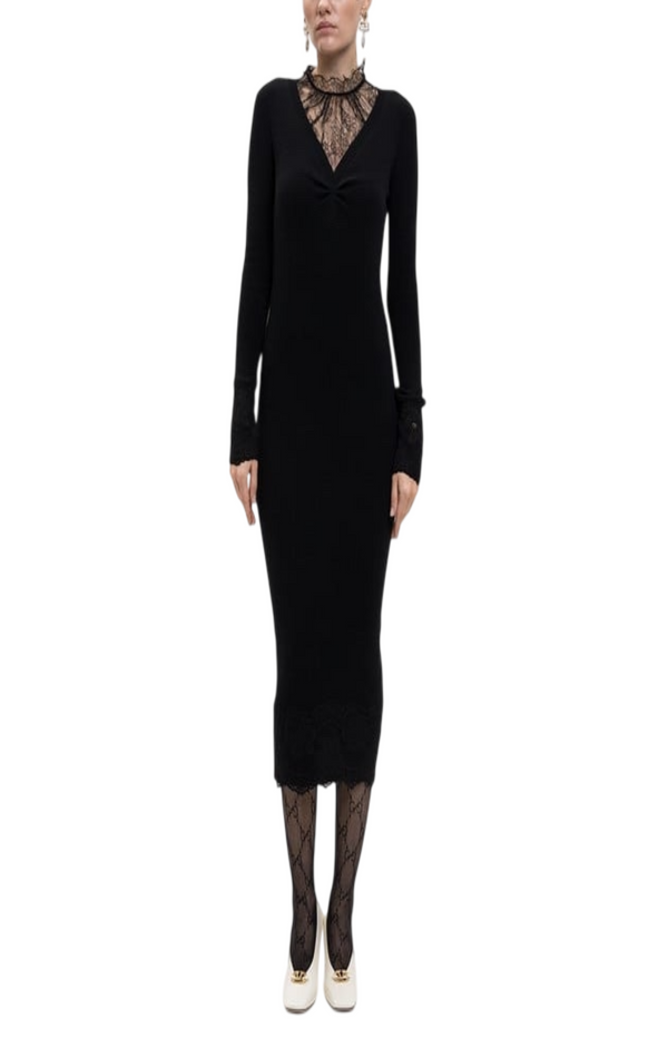 Load image into Gallery viewer, Midi dress in black