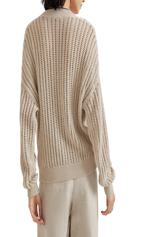 Load image into Gallery viewer, Brunello Cucinelli Cardigan With Contrasting Trim