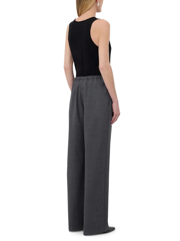 Charger l'image dans la galerie, COVE Grey Wool Melange Trousers