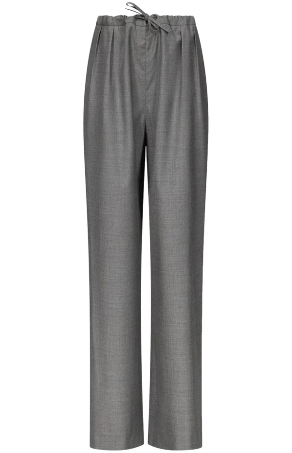Charger l'image dans la galerie, COVE Grey Wool Melange Trousers
