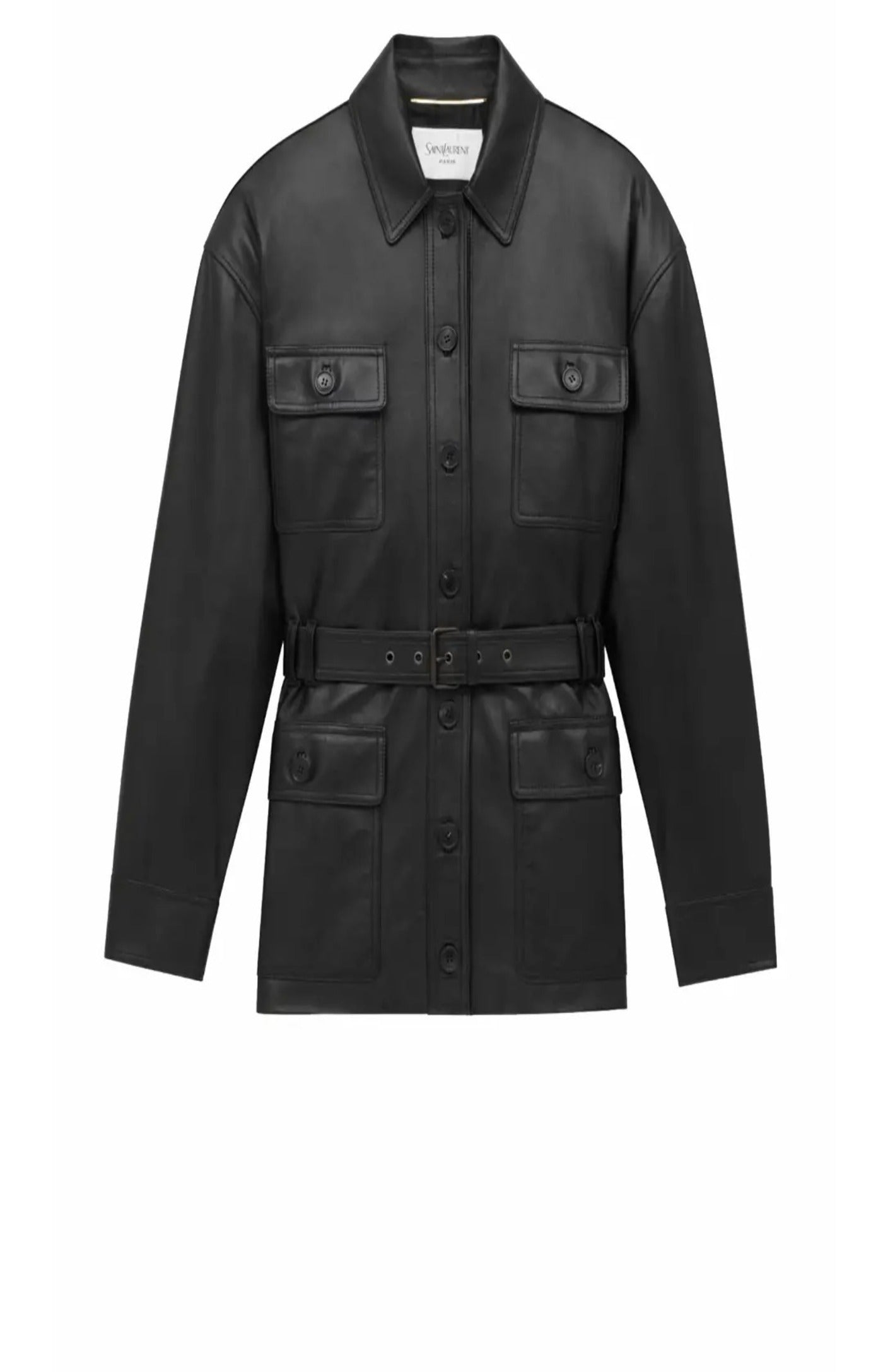 Cargar imagen en el visor de la galería, Black Leather Jacket