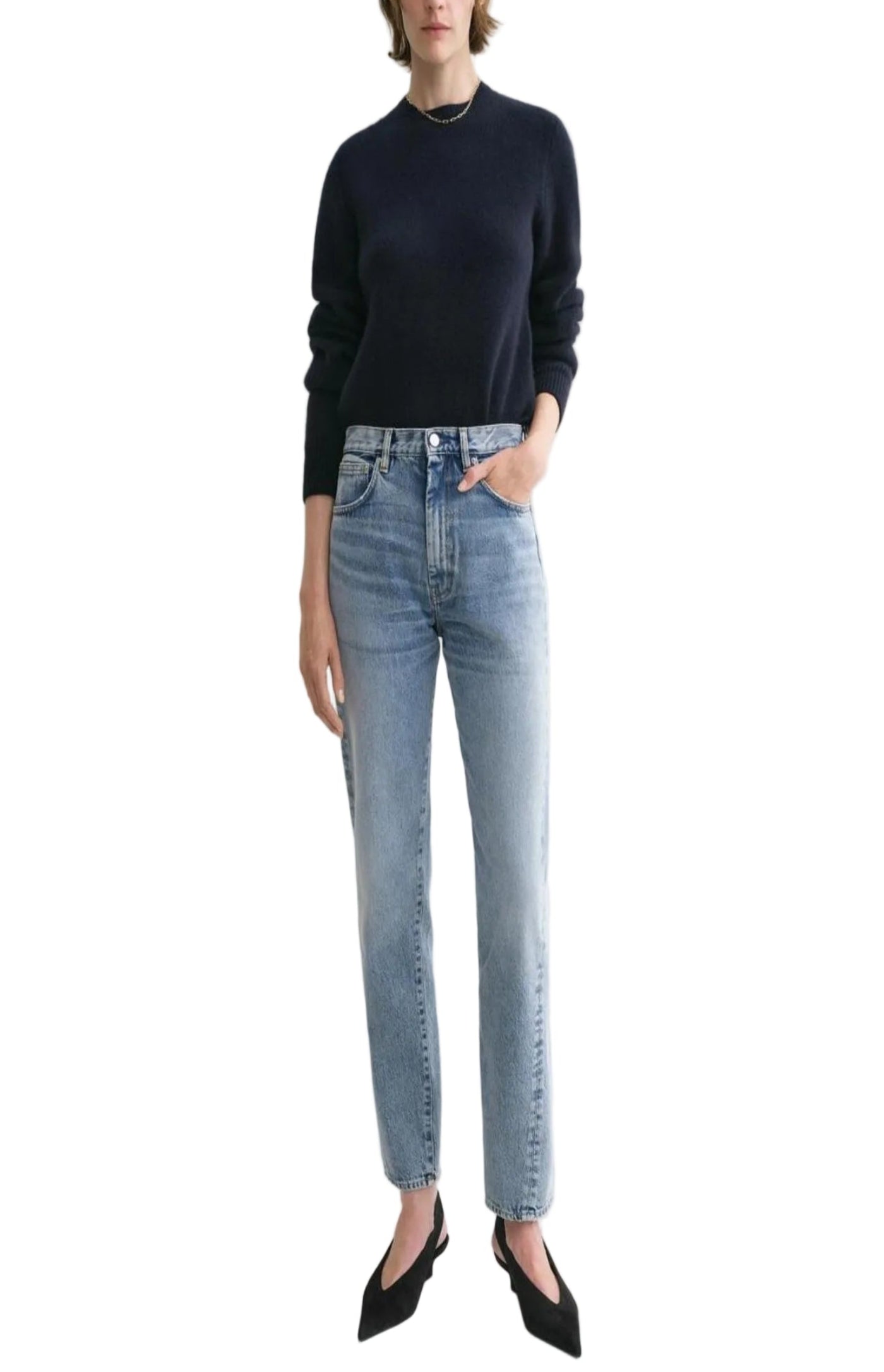 Cargar imagen en el visor de la galería, Straight-leg jeans