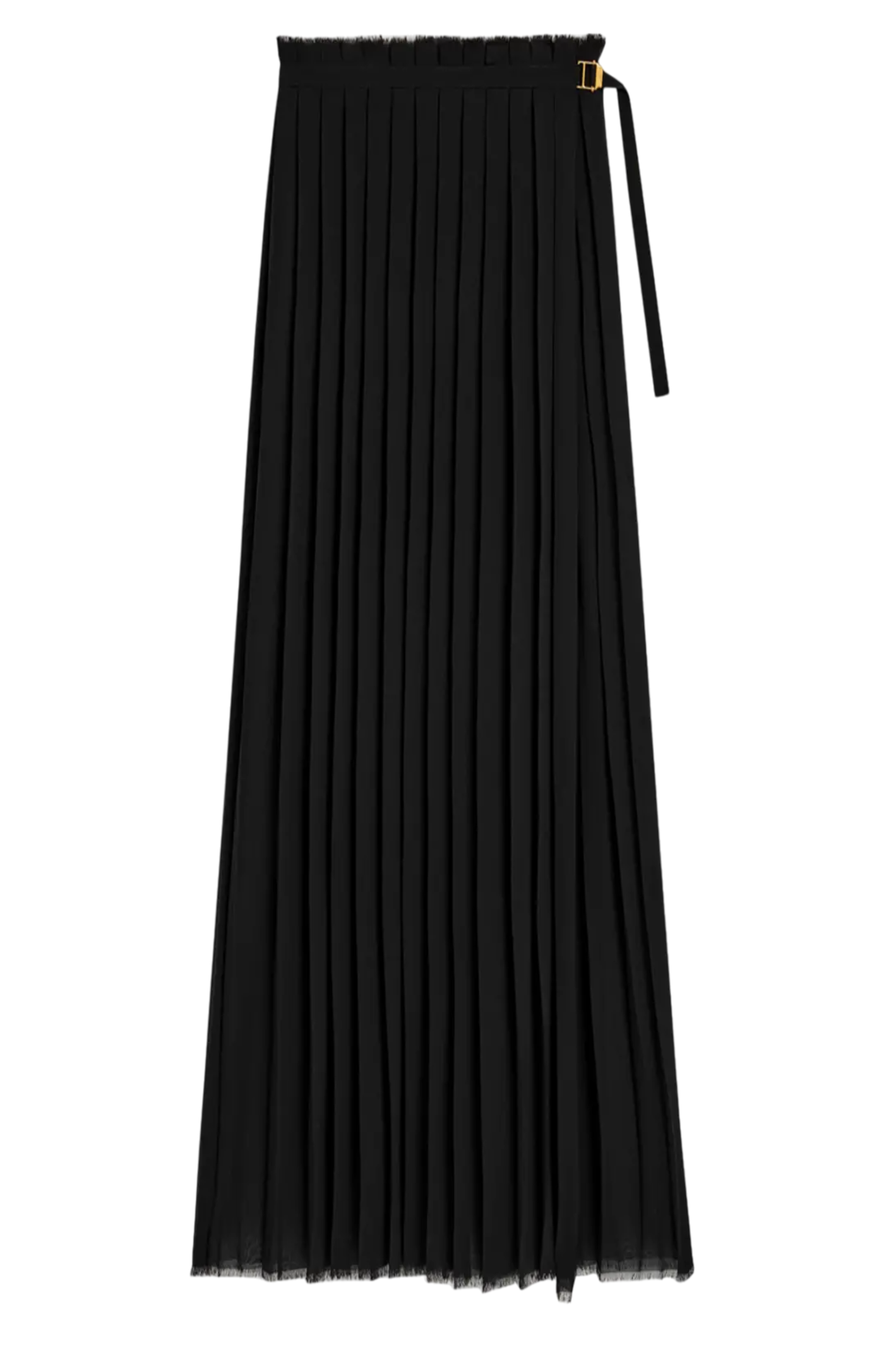 Cargar imagen en el visor de la galería, Ami Paris Black Polyester Midi Skirt