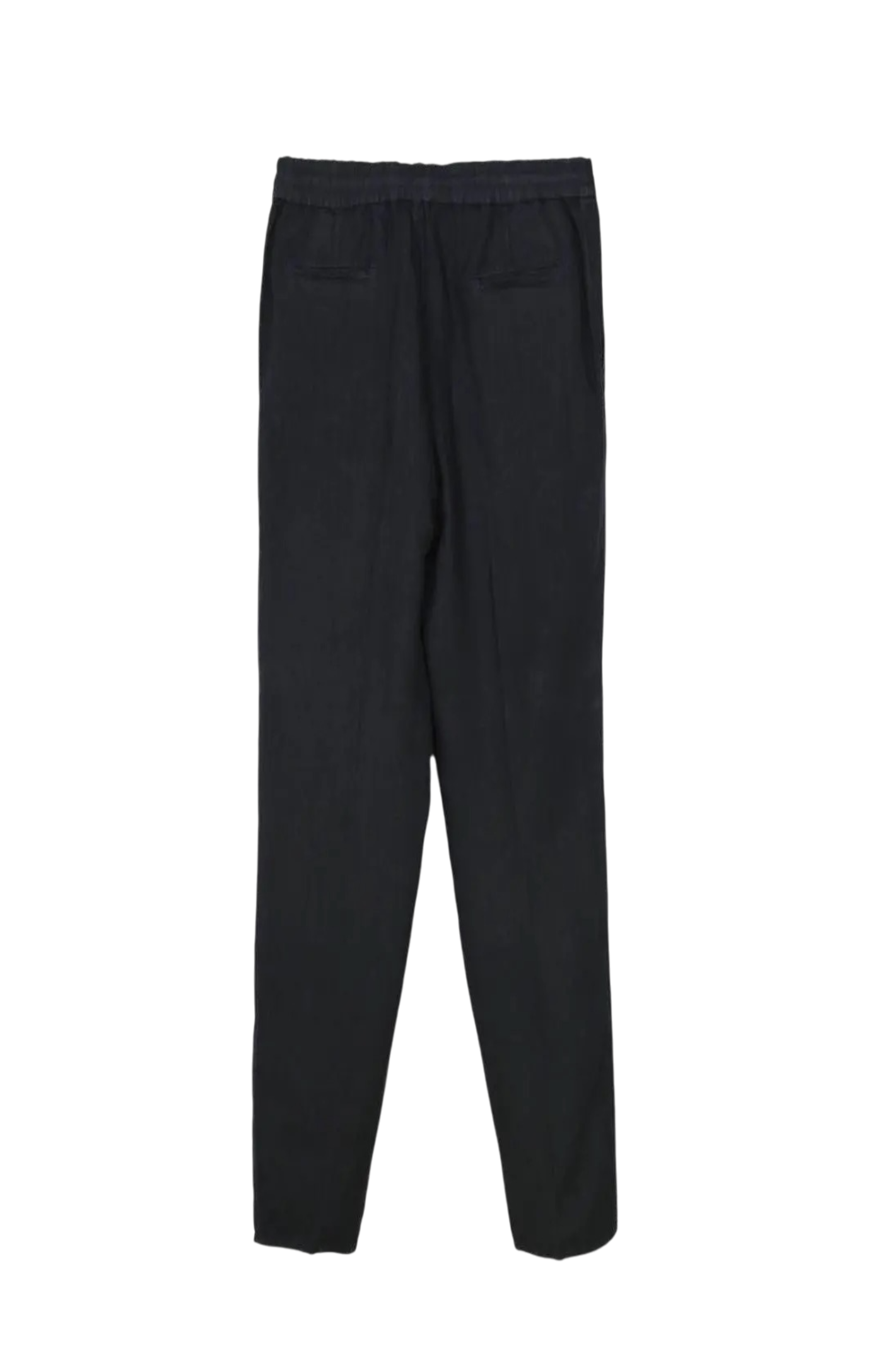 Cargar imagen en el visor de la galería, Brunello Cucinelli Navy Blue Linen Casual Trousers