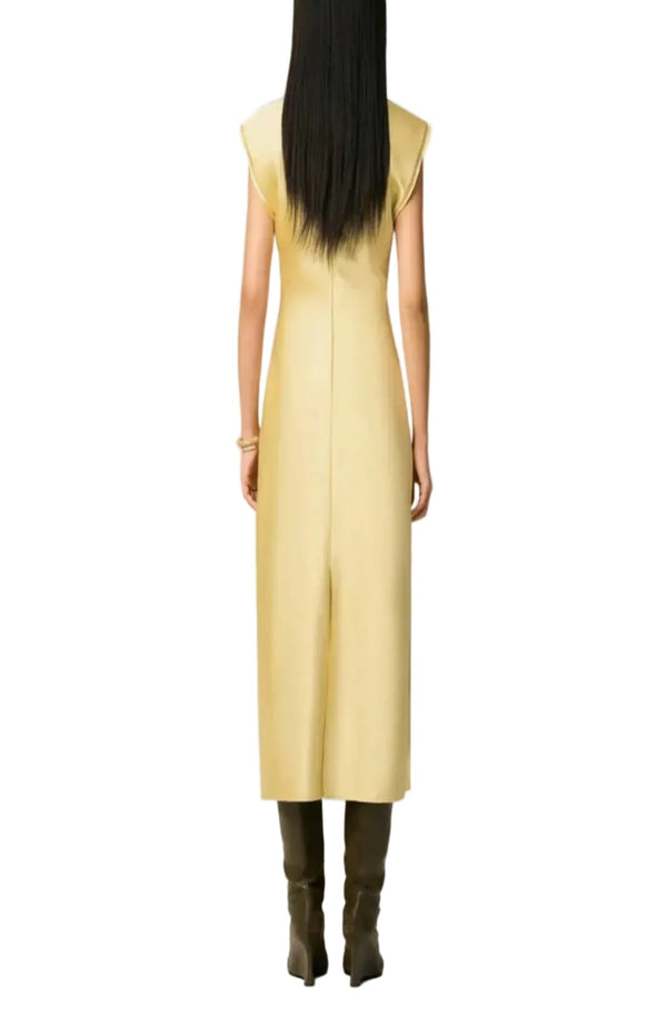 Load image into Gallery viewer, Long Raw Edge Details Dress