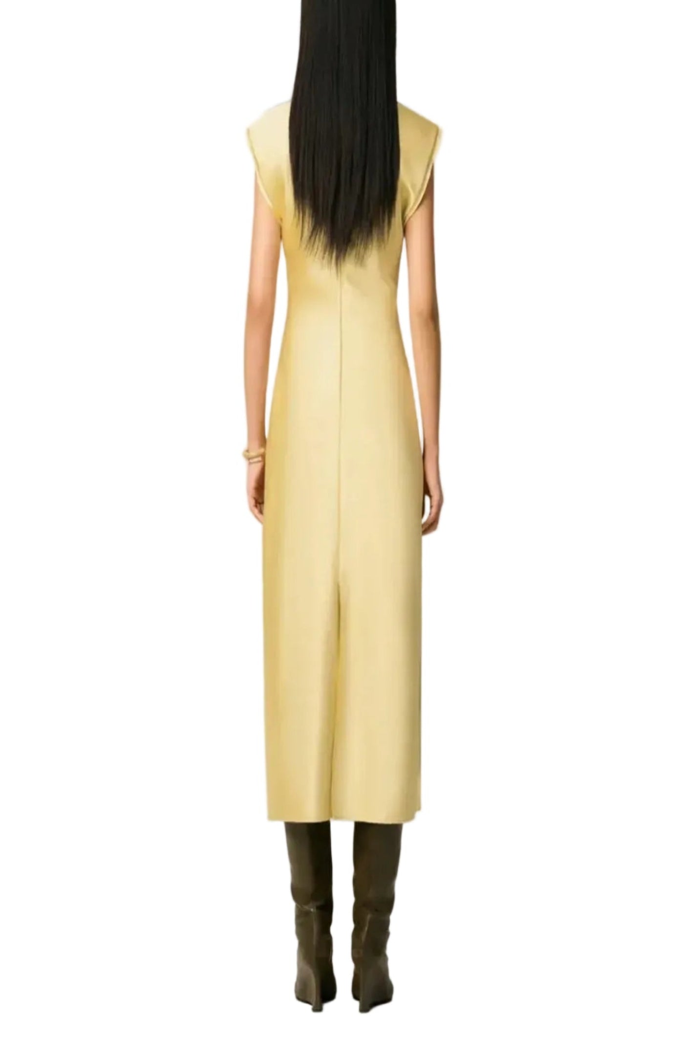 Cargar imagen en el visor de la galería, Long Raw Edge Details Dress
